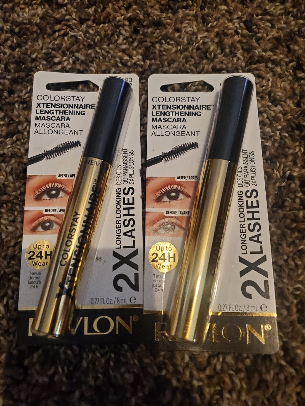 2 Revlon ColorStay Lengthening Mascara - Black